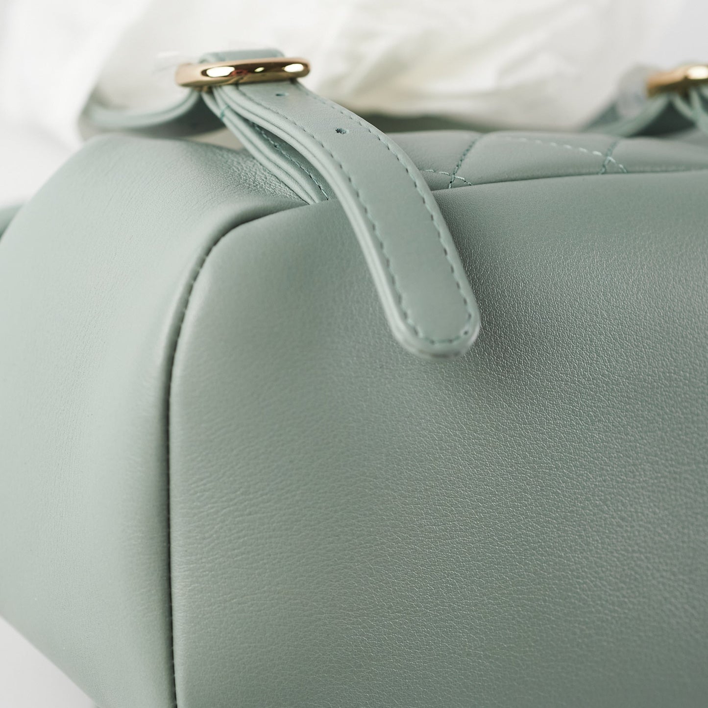 Chanel Mini Duma Backpack Grey Blue (Microchip)
