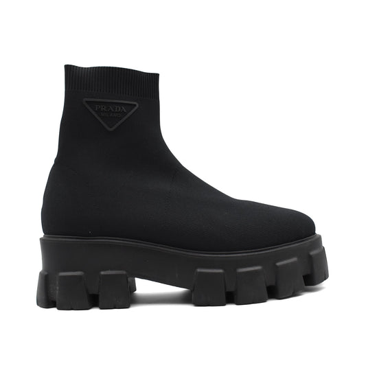 Prada 'Monolith' Sock Boot - Women's 37