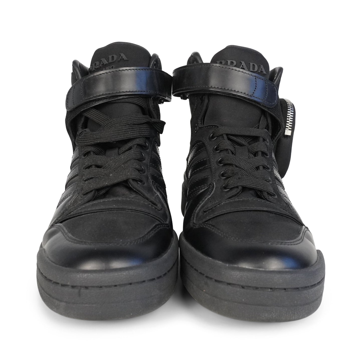 Adidas x Prada 'Superstar' High-Top Sneakers - Women's 40