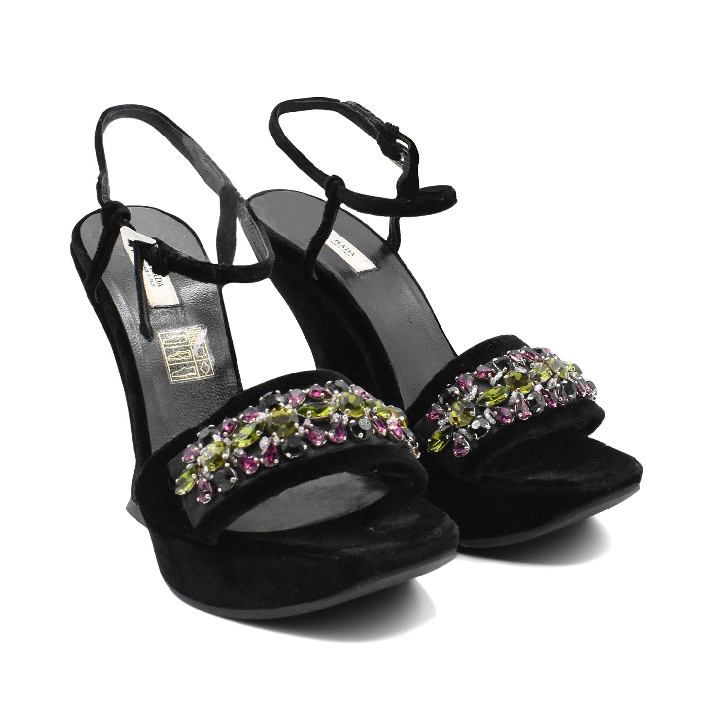 Prada Velvet Wedges - Women's 37