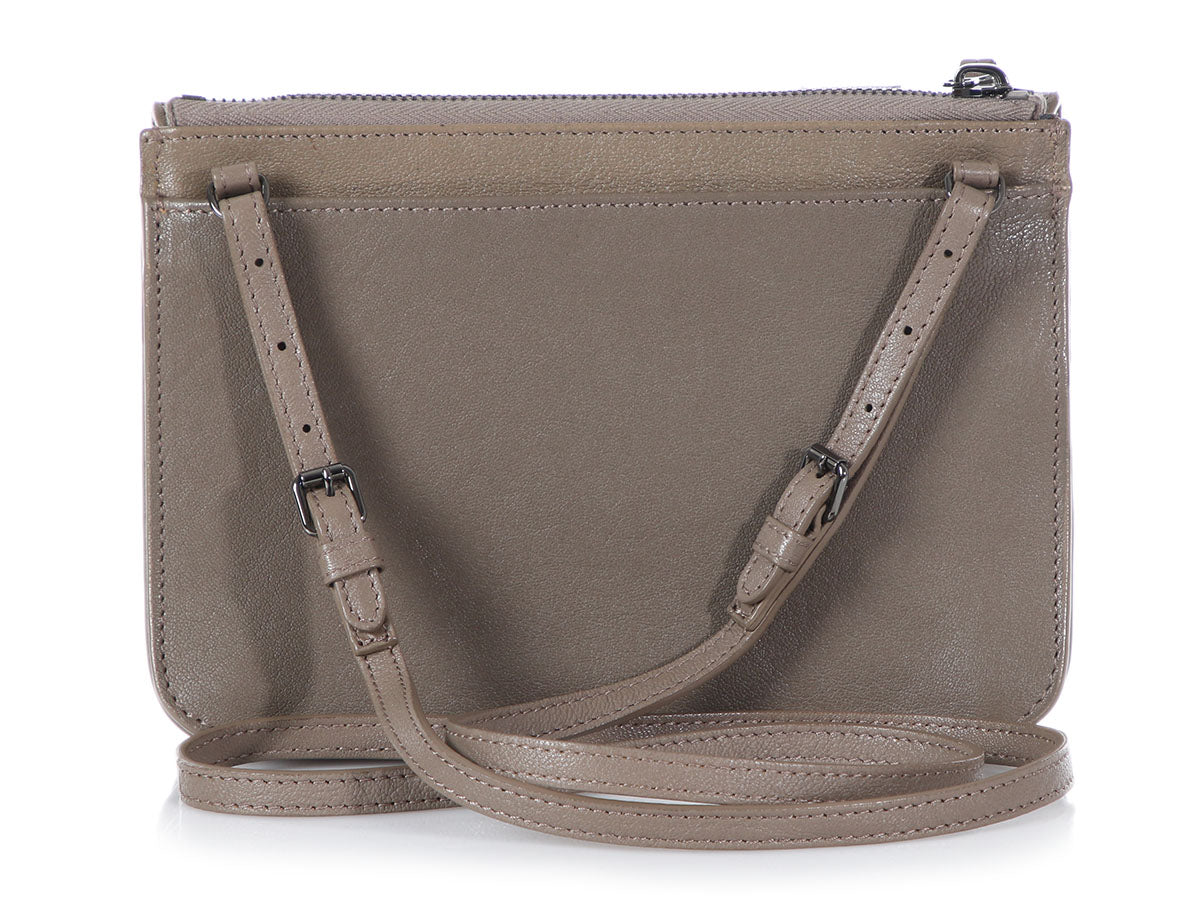 Proenza Schouler Taupe PS1 Crossbody Wallet