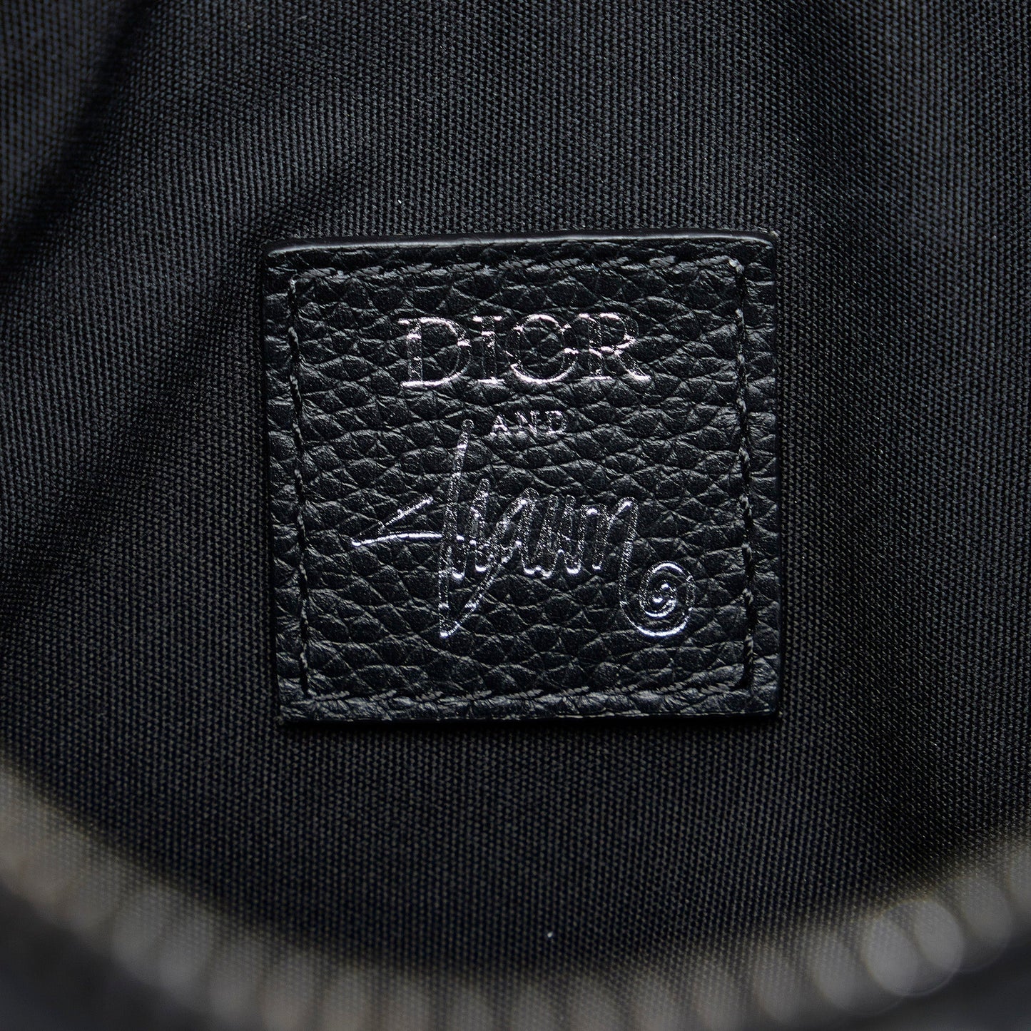 DIOR x Stussy Logo Saddle Crossbody Bag