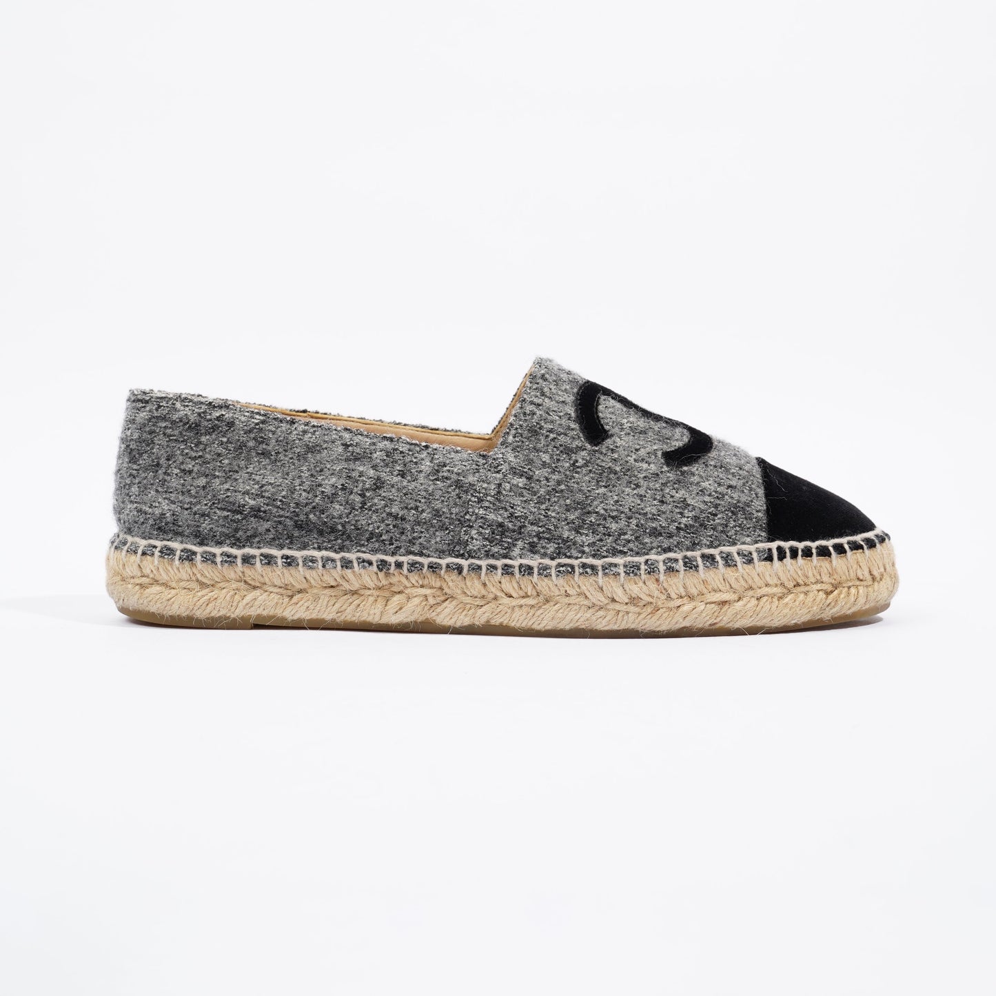 Chanel Espadrilles Grey   Black Fabric EU 40 UK 7