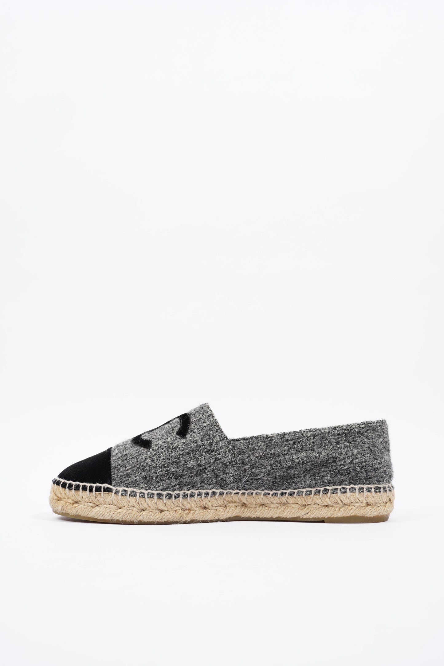 Chanel Espadrilles Grey   Black Fabric EU 40 UK 7