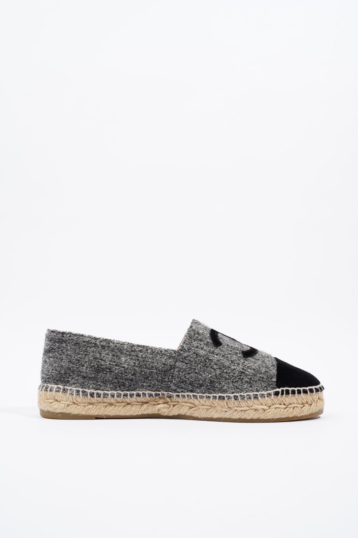 Chanel Espadrilles Grey   Black Fabric EU 40 UK 7