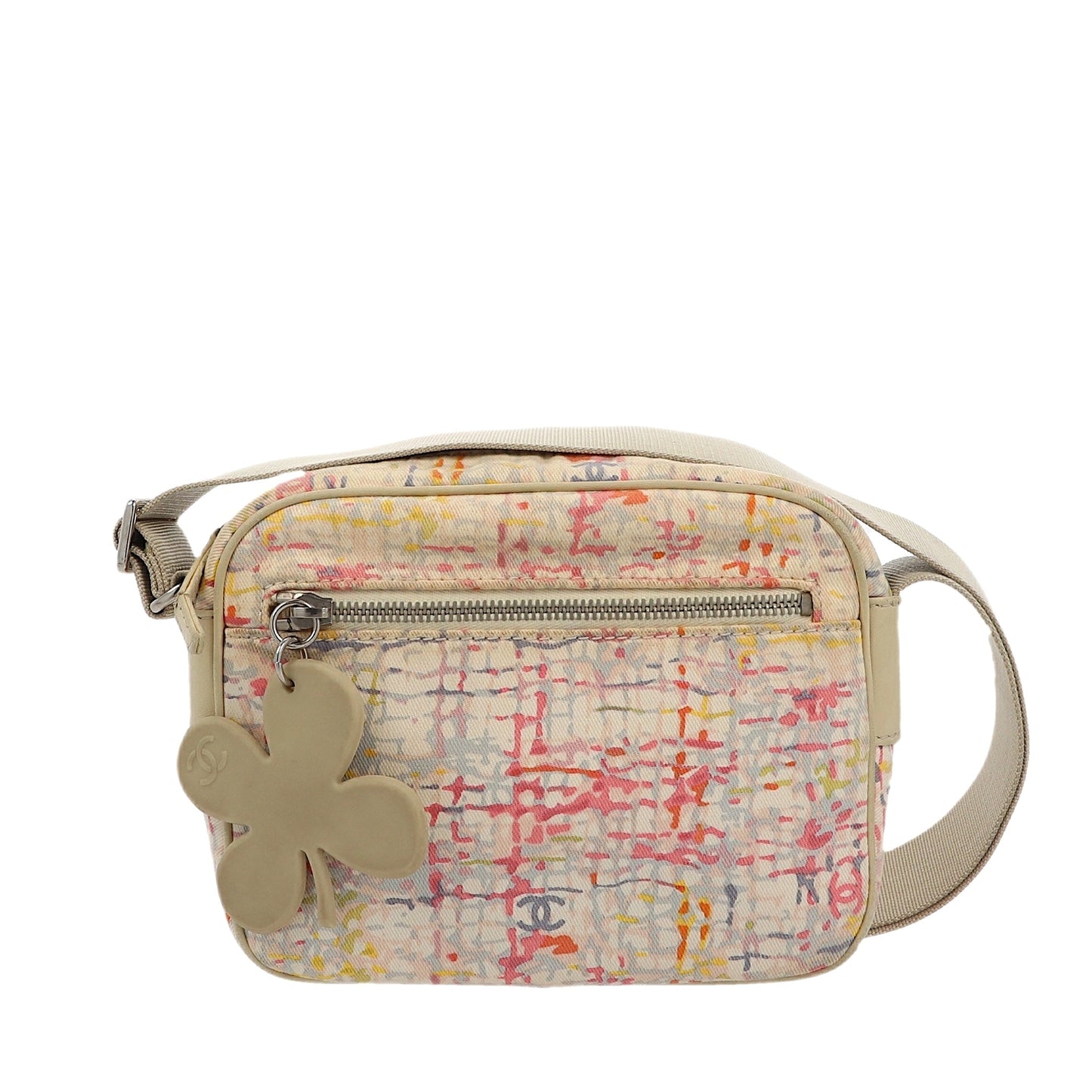 CHANEL Crossbody Bag in Multicolor Fabric