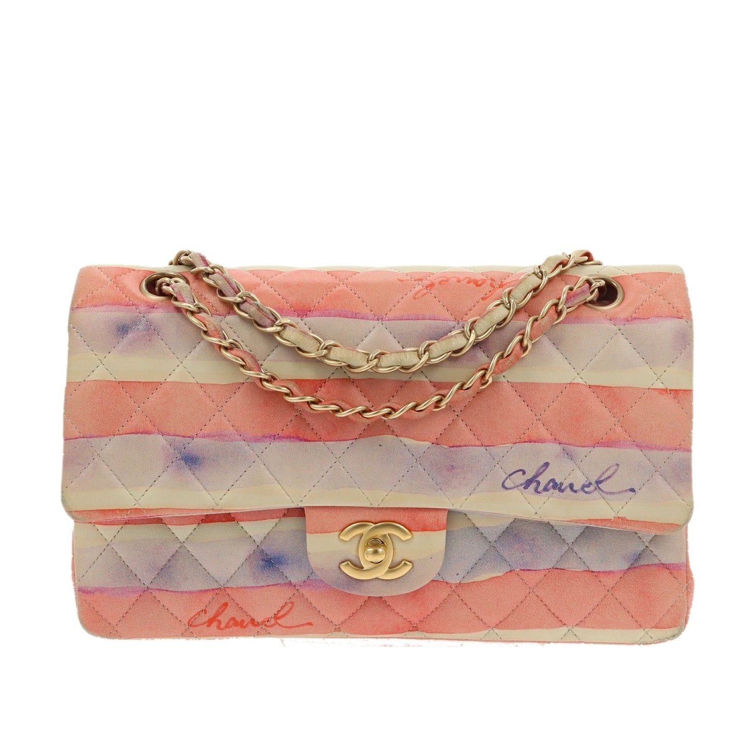 CHANEL Timeless/Classique Shoulder Bag in Multicolor Leather