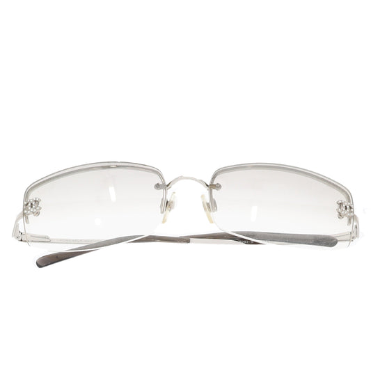Top Quality Chanel Glasses in Silver Metal
