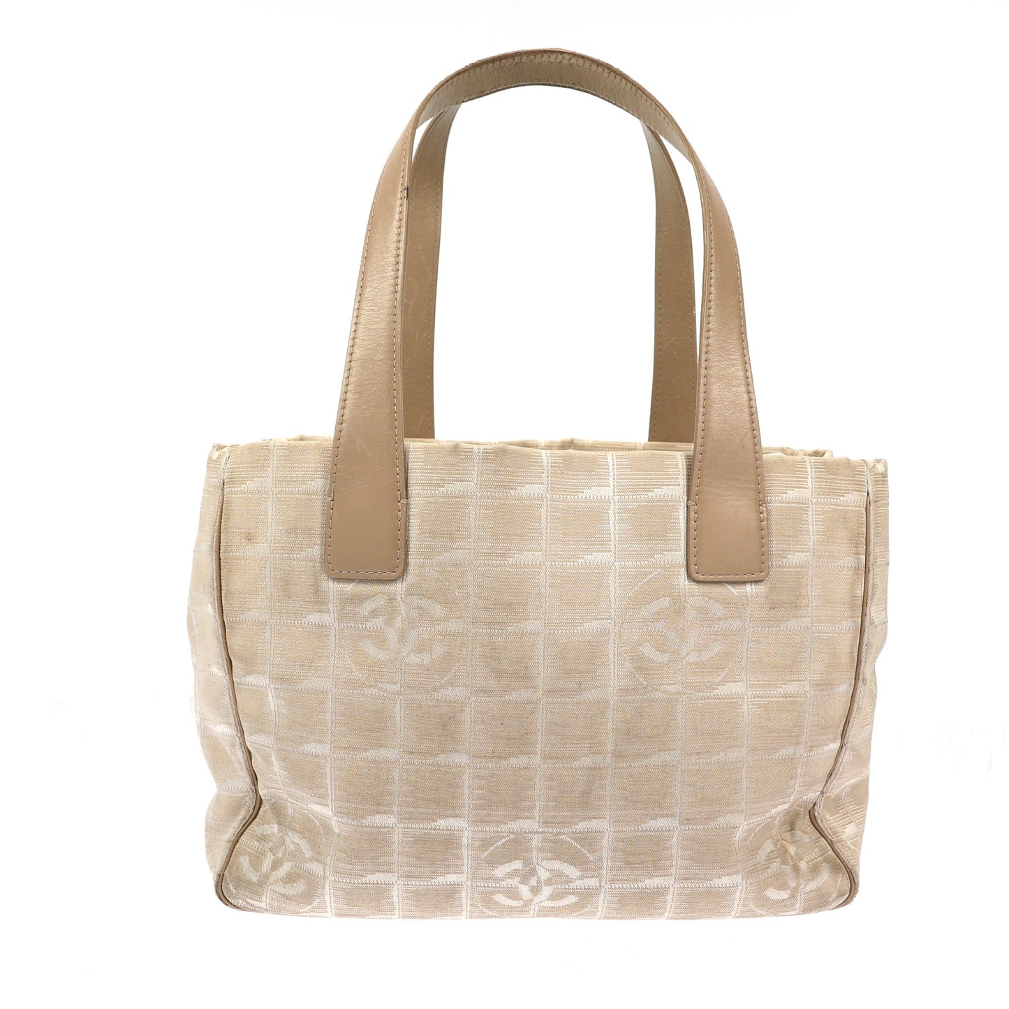 CHANEL Shoulder Bag in Beige Fabric