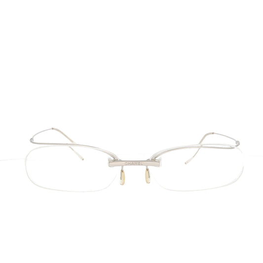 Top Quality Chanel Glasses in Silver Metal