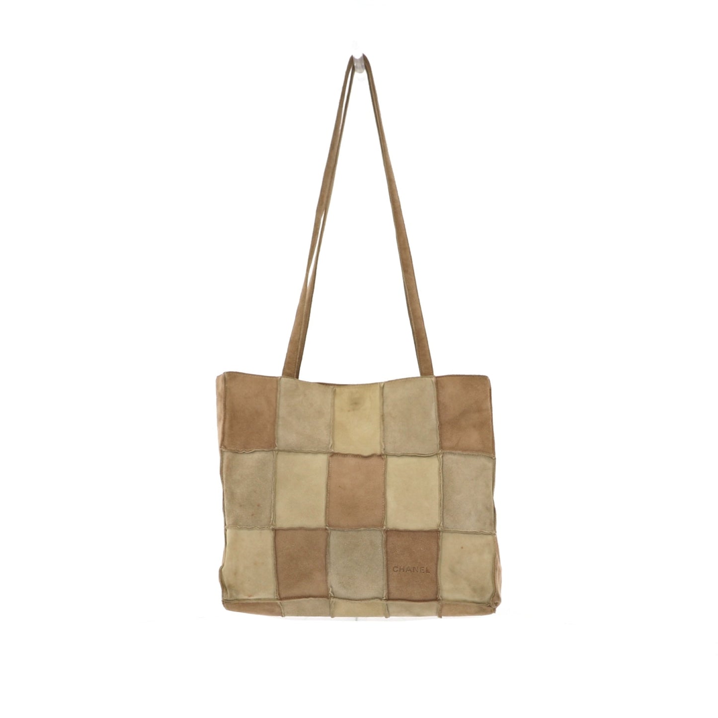 CHANEL Shoulder Bag in Beige Suede