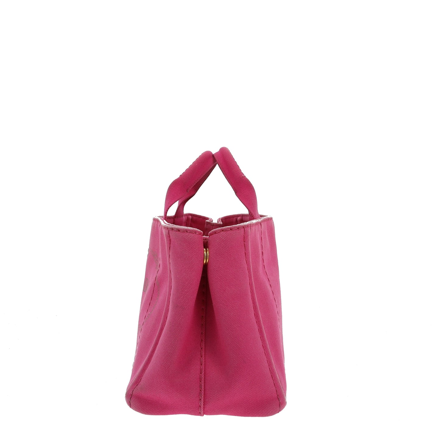 PRADA Canapa Handbag in Pink Fabric
