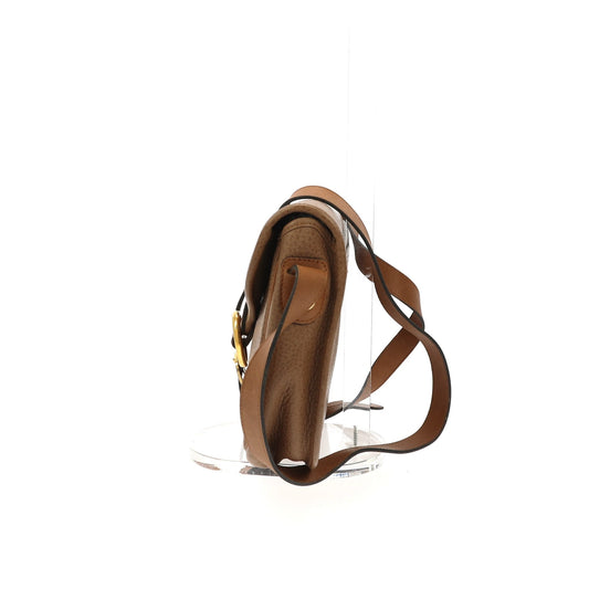 CHRISTIAN DIOR Crossbody Bag in Brown Leather