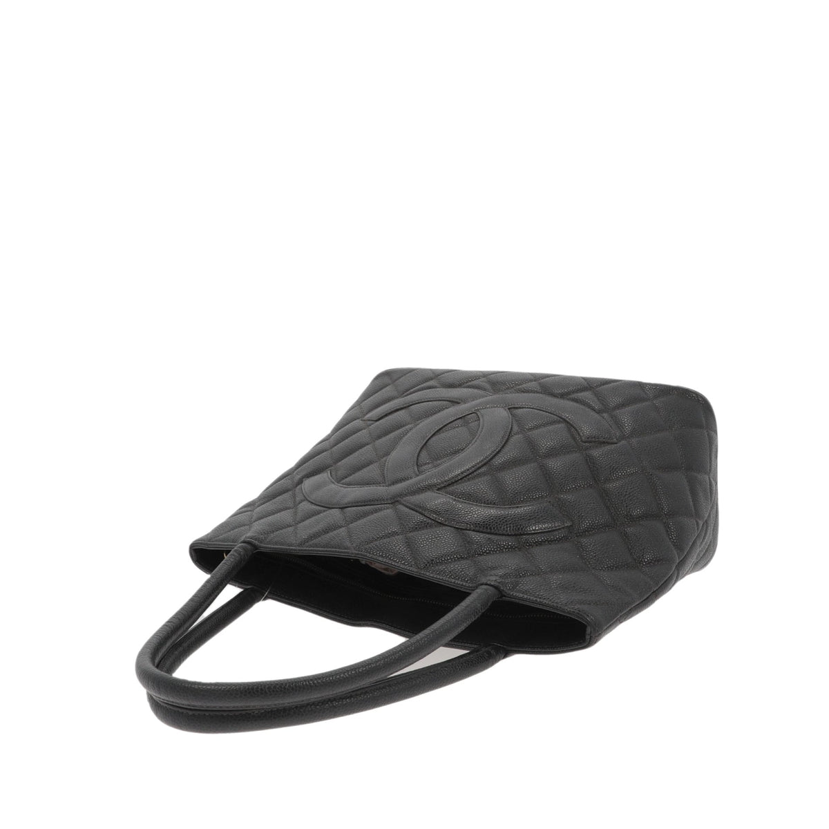 Top Quality Chanel Medaillon Handbag in Black Leather
