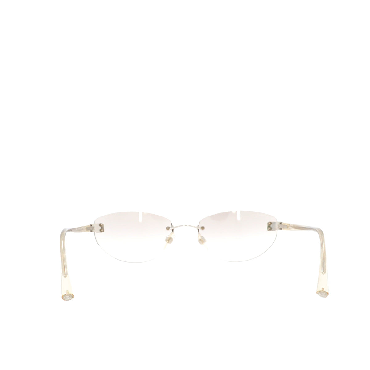 Top Quality Chanel Glasses in Silver Metal