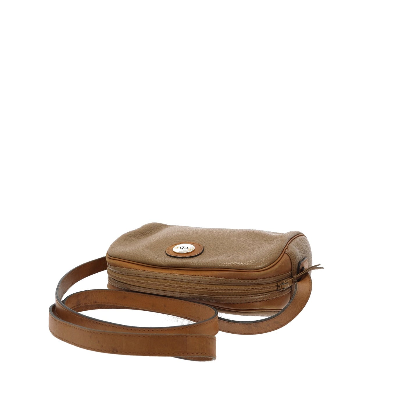 CHRISTIAN DIOR Crossbody Bag in Brown Leather