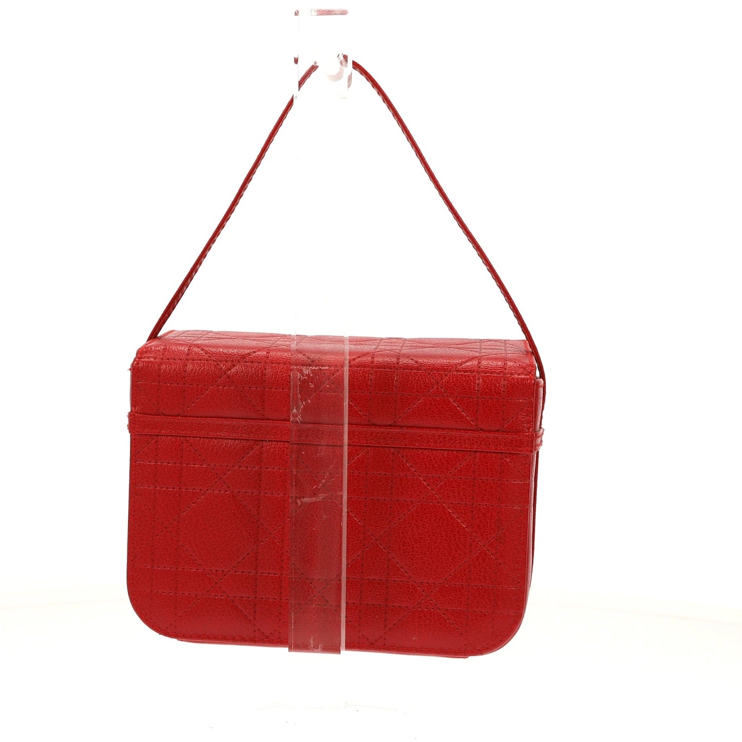 CHRISTIAN DIOR Handbag in Red Leather
