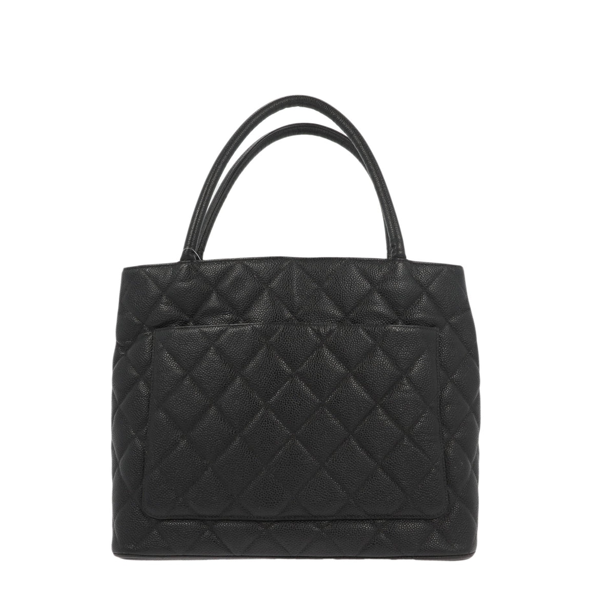 CHANEL Medaillon Handbag in Black Leather