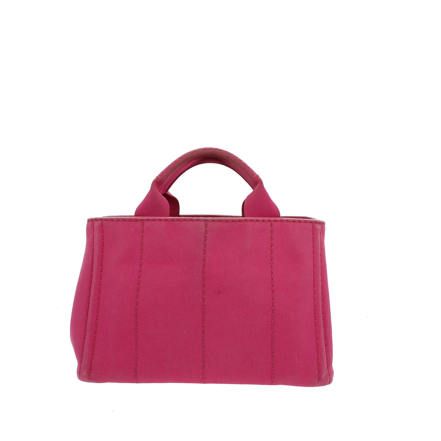 PRADA Canapa Handbag in Pink Fabric