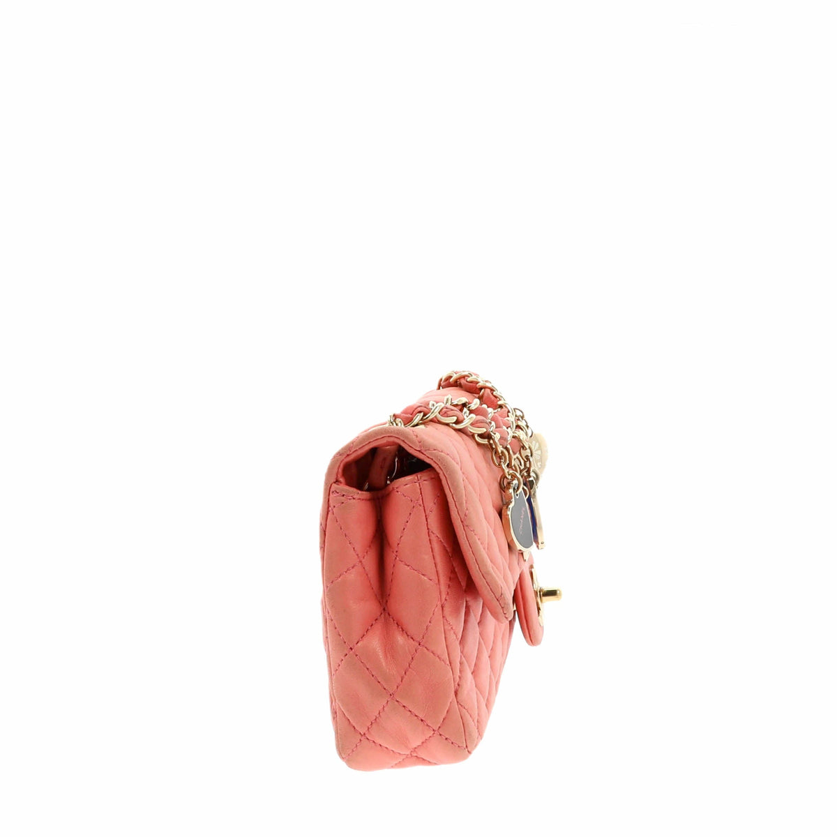 Top Quality Chanel Limited Edition "Bonne Chance" Timeless Pochette Single New in pink leather