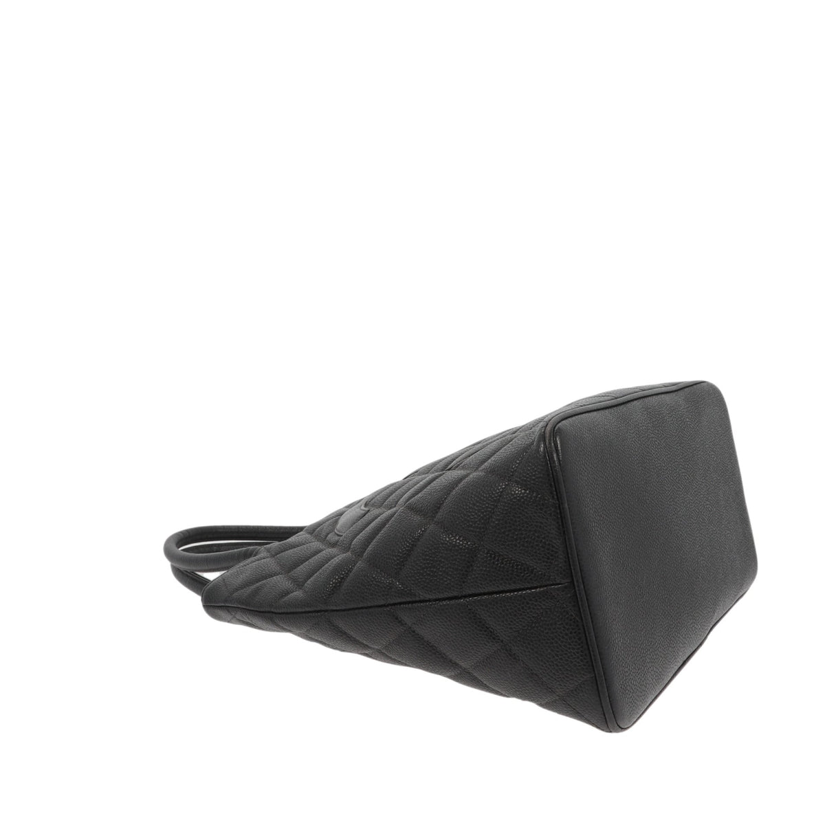 CHANEL Medaillon Handbag in Black Leather