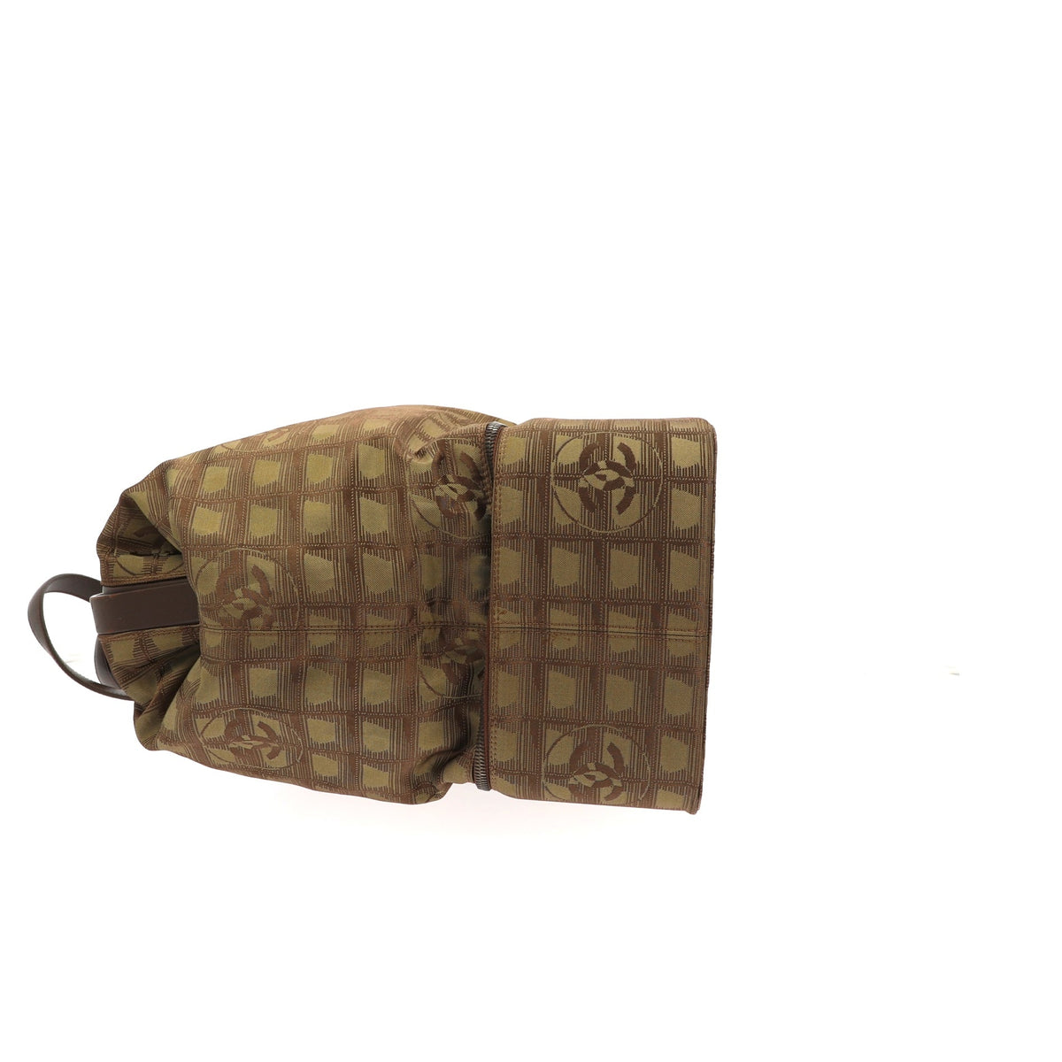 CHANEL Travel bag in Green Fabric