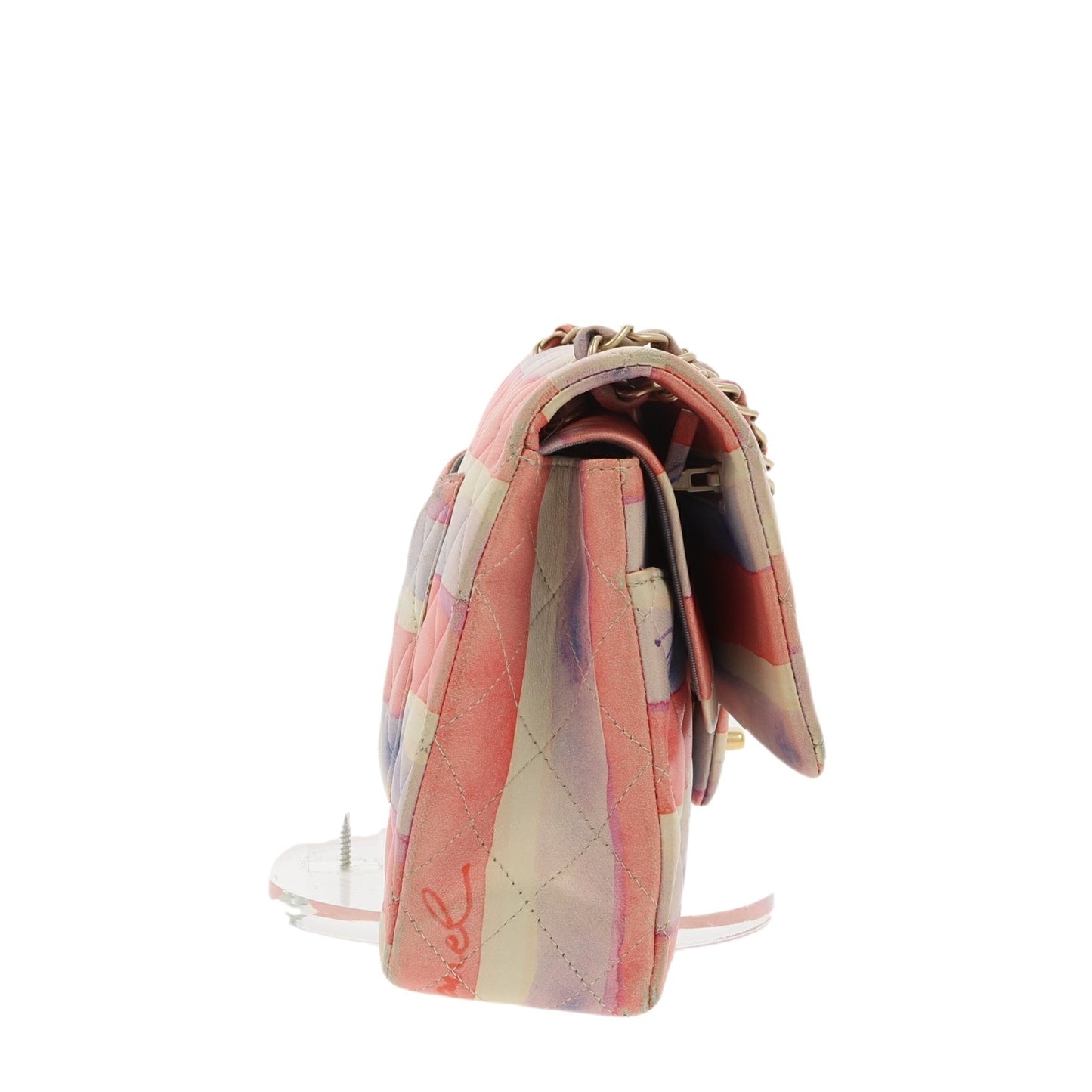CHANEL Timeless/Classique Shoulder Bag in Multicolor Leather