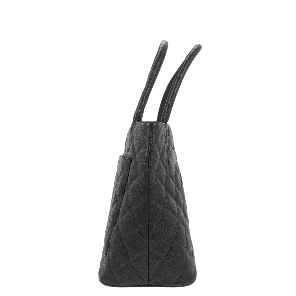 Top Quality Chanel Medaillon Handbag in Black Leather