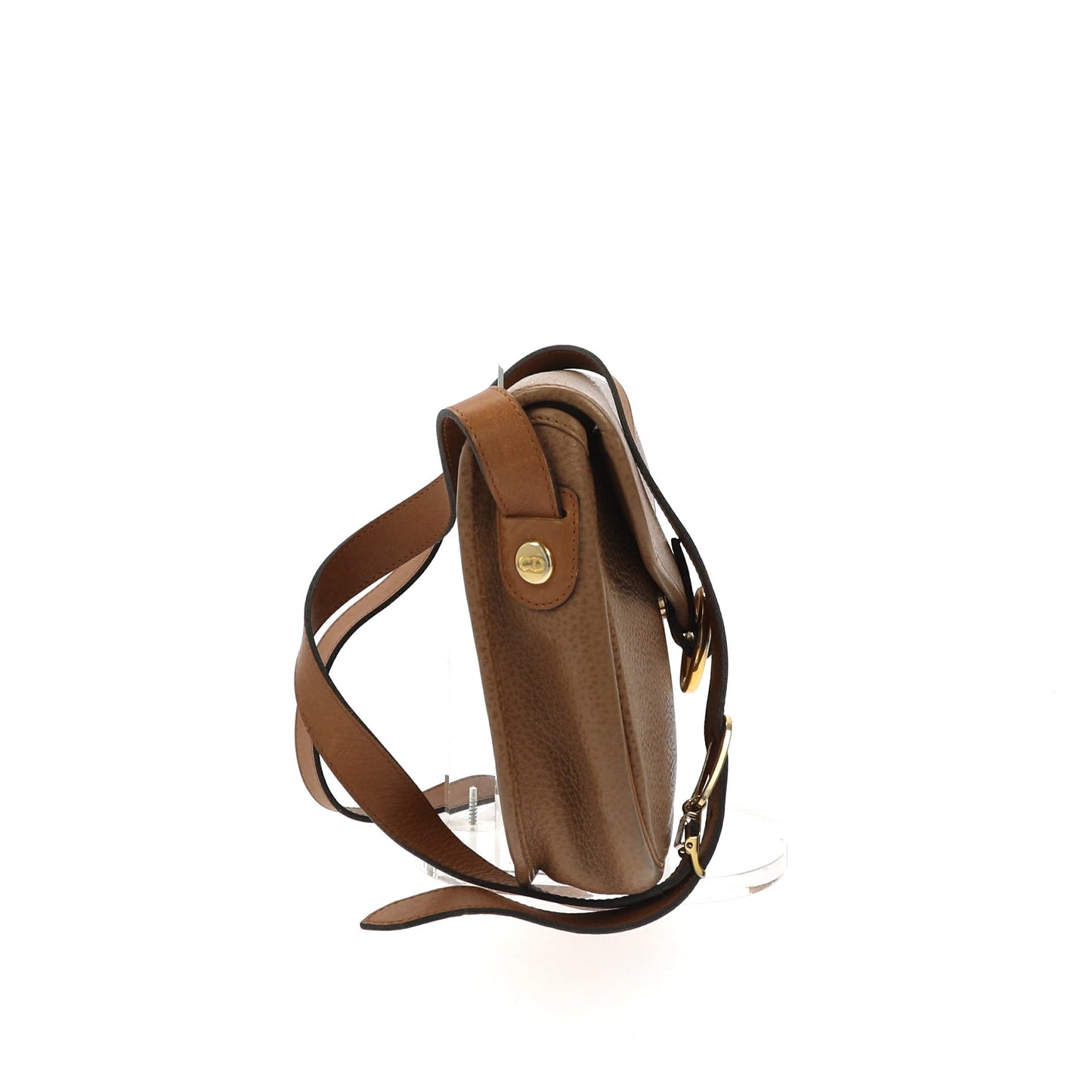 CHRISTIAN DIOR Crossbody Bag in Brown Leather