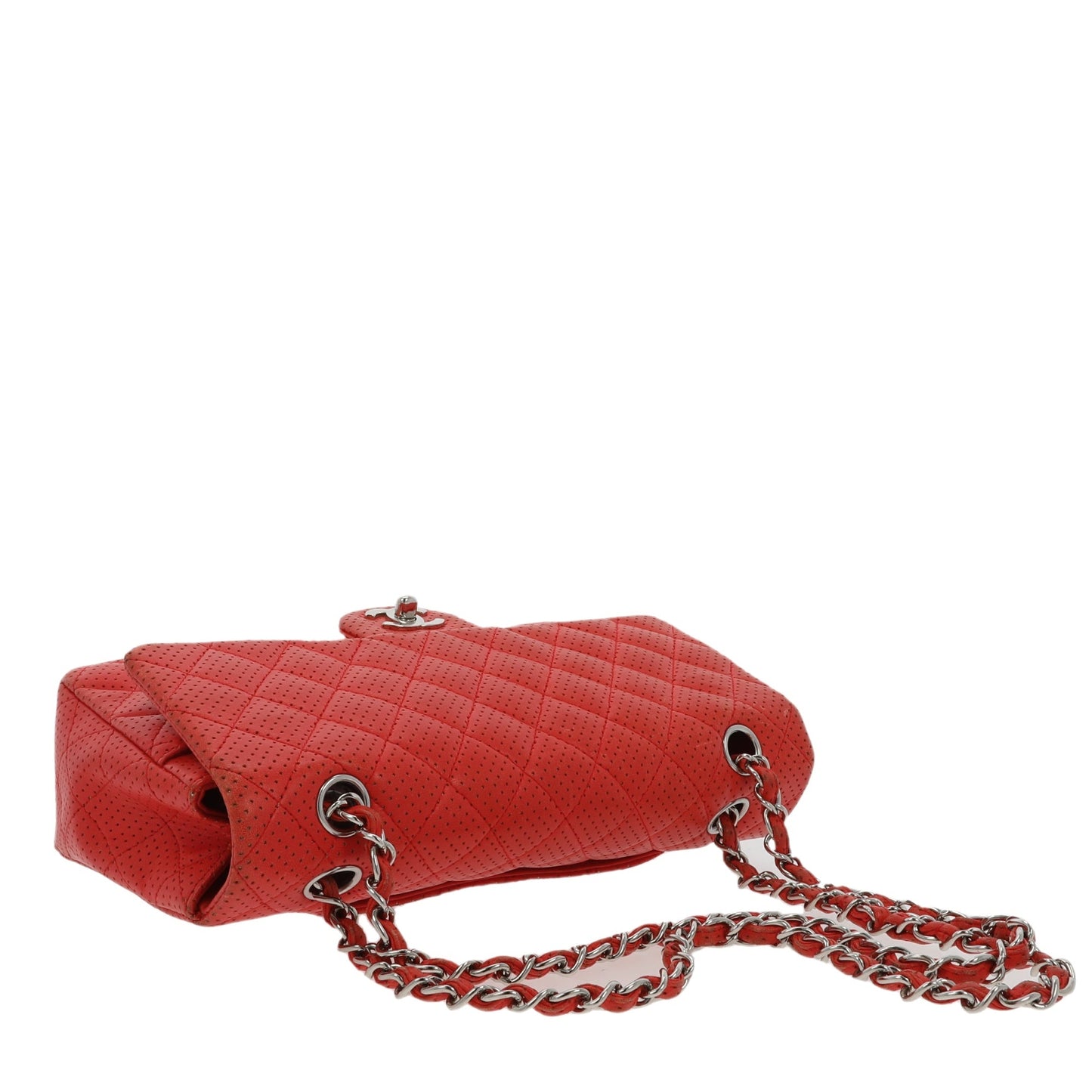 CHANEL Timeless/Classique Shoulder Bag in Red Leather