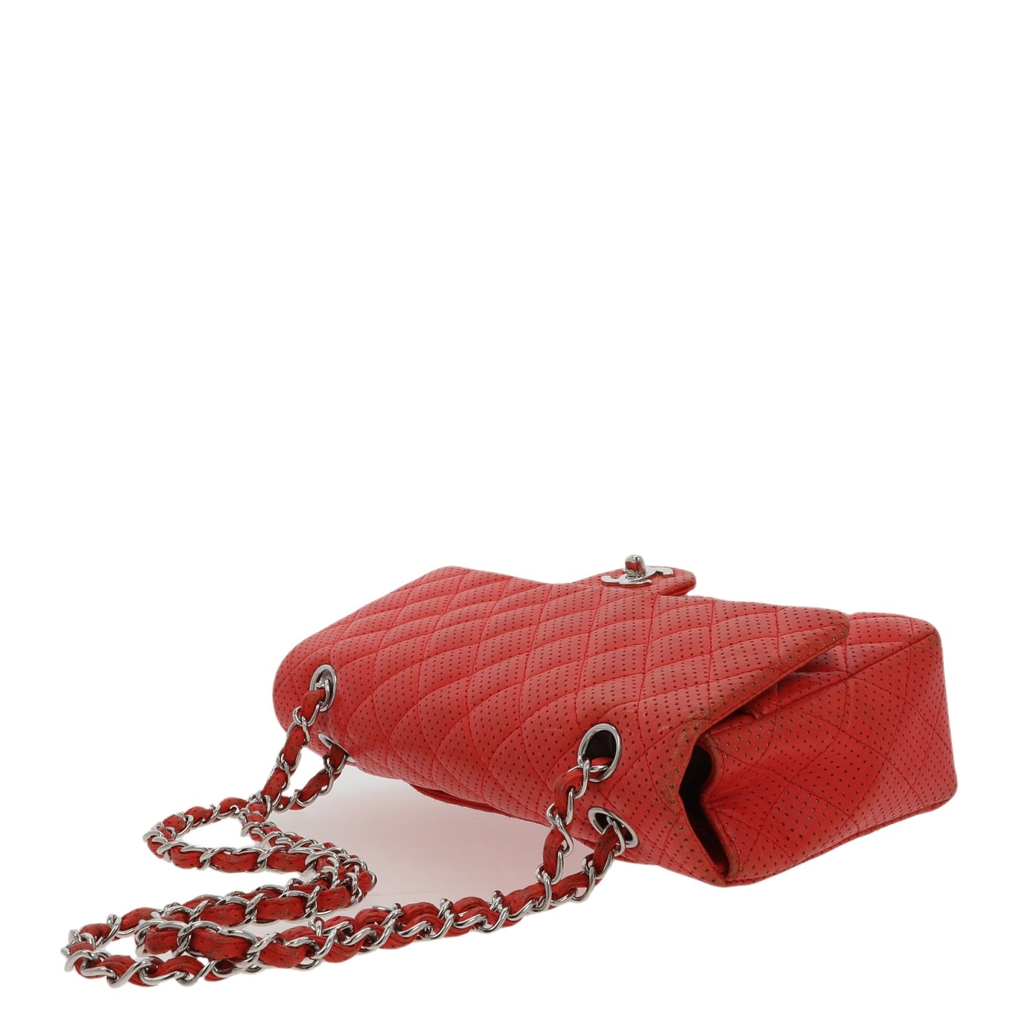 CHANEL Timeless/Classique Shoulder Bag in Red Leather