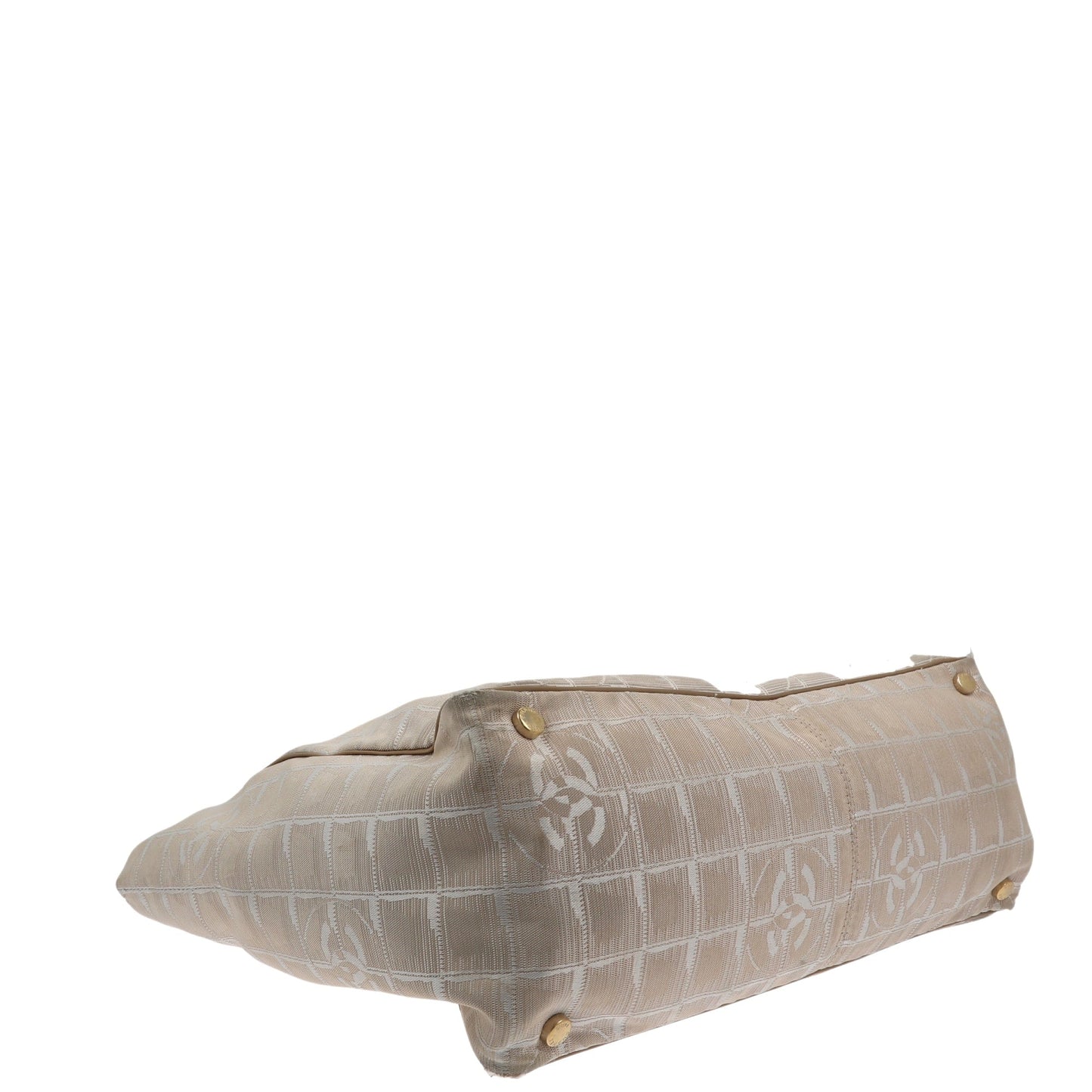 CHANEL Shoulder Bag in Beige Fabric