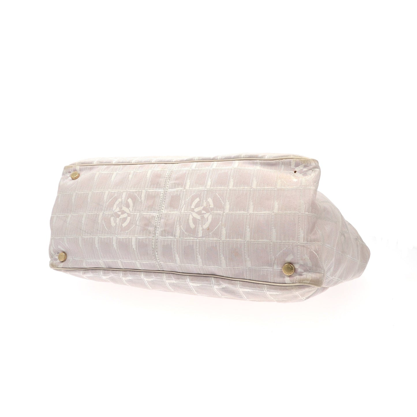 CHANEL Shoulder Bag in White Fabric