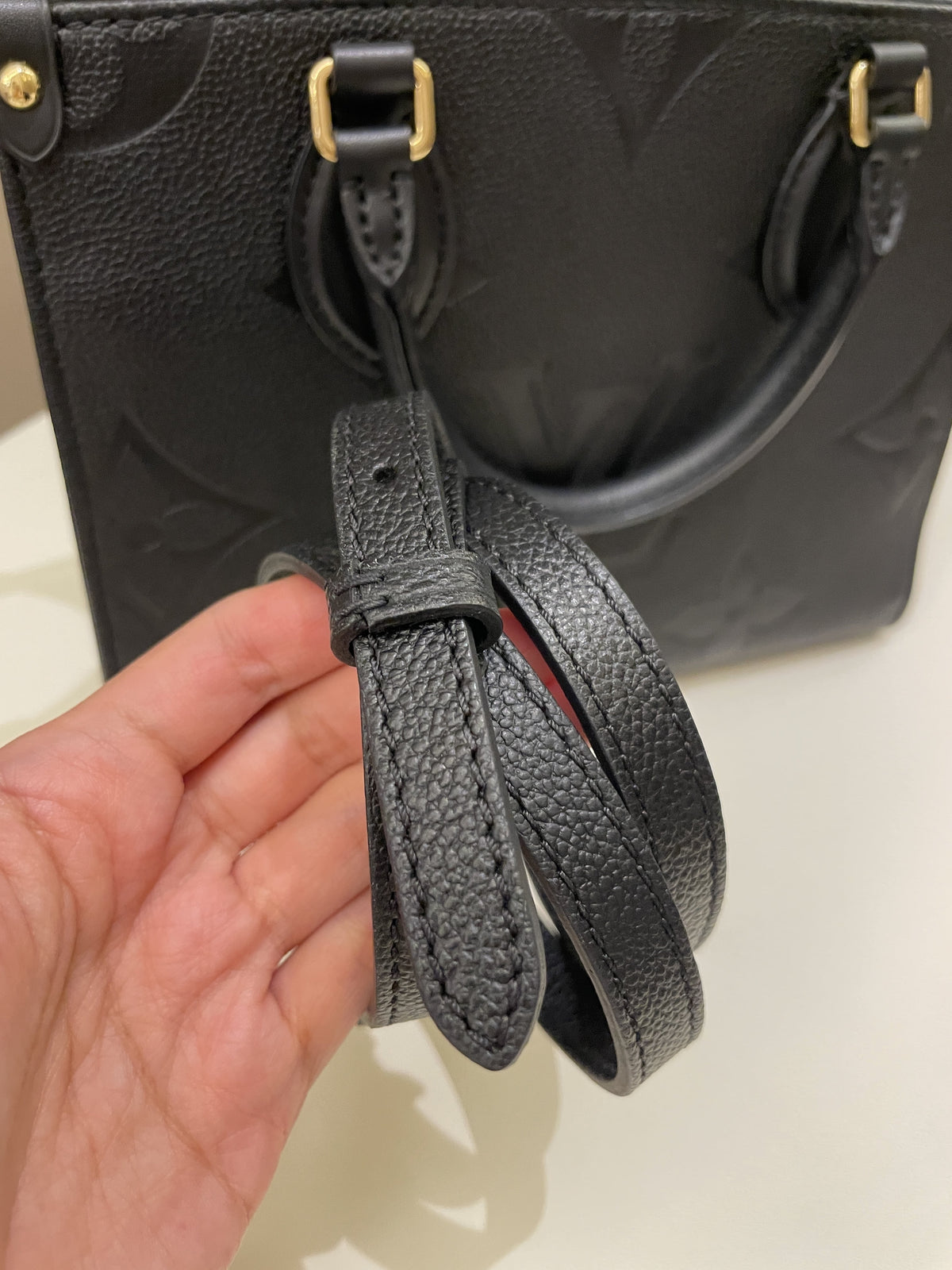 Louis Vuitton OnTheGo PM Black Empreinte