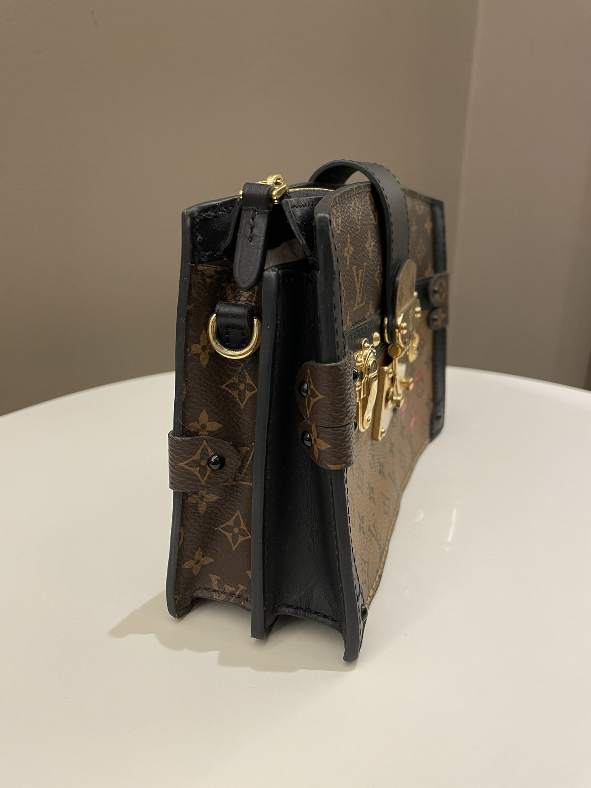 Louis Vuitton Pochette Trunk Clutch Monogram