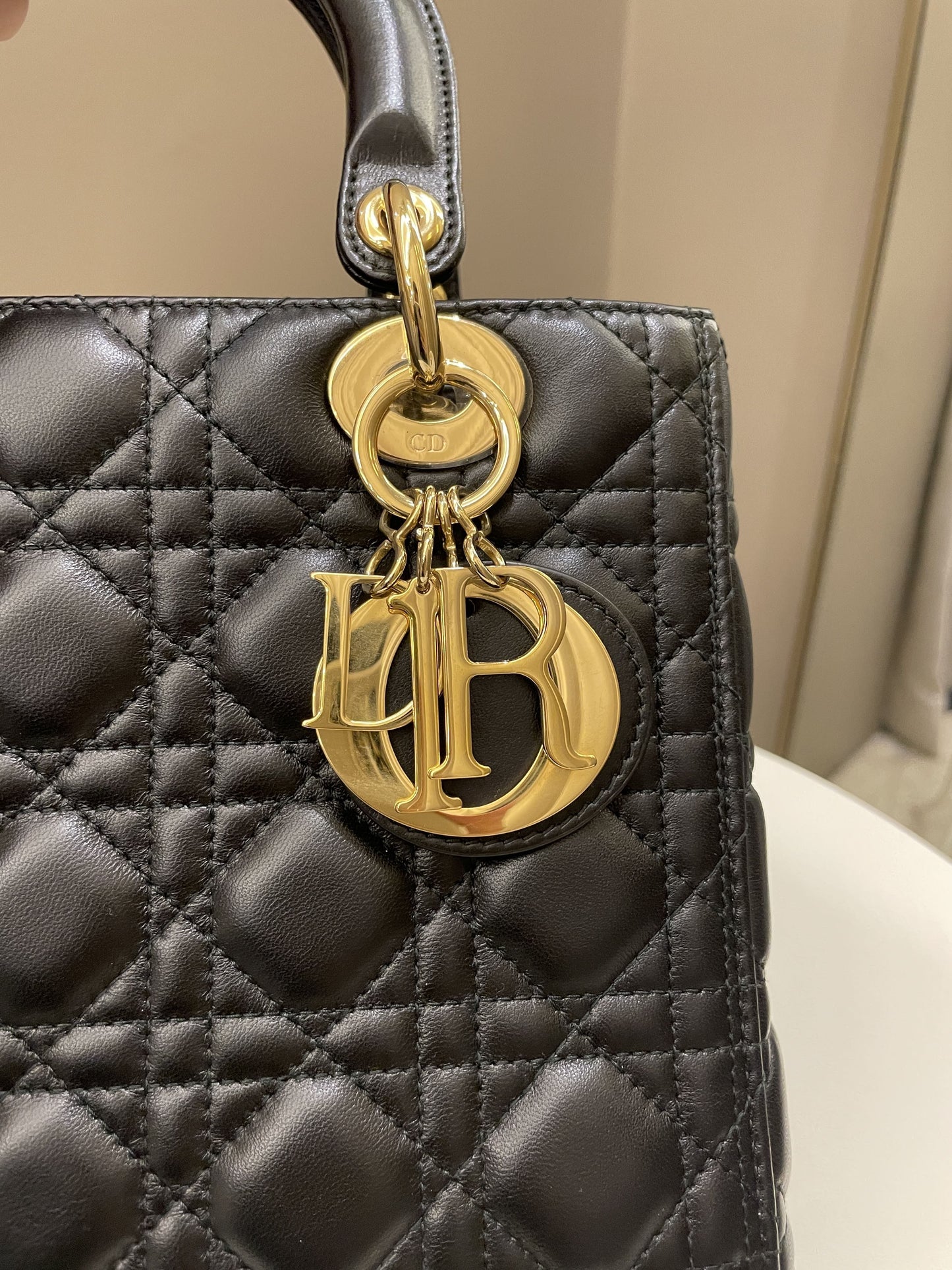 Dior Classic Lady Dior Black Lambskin