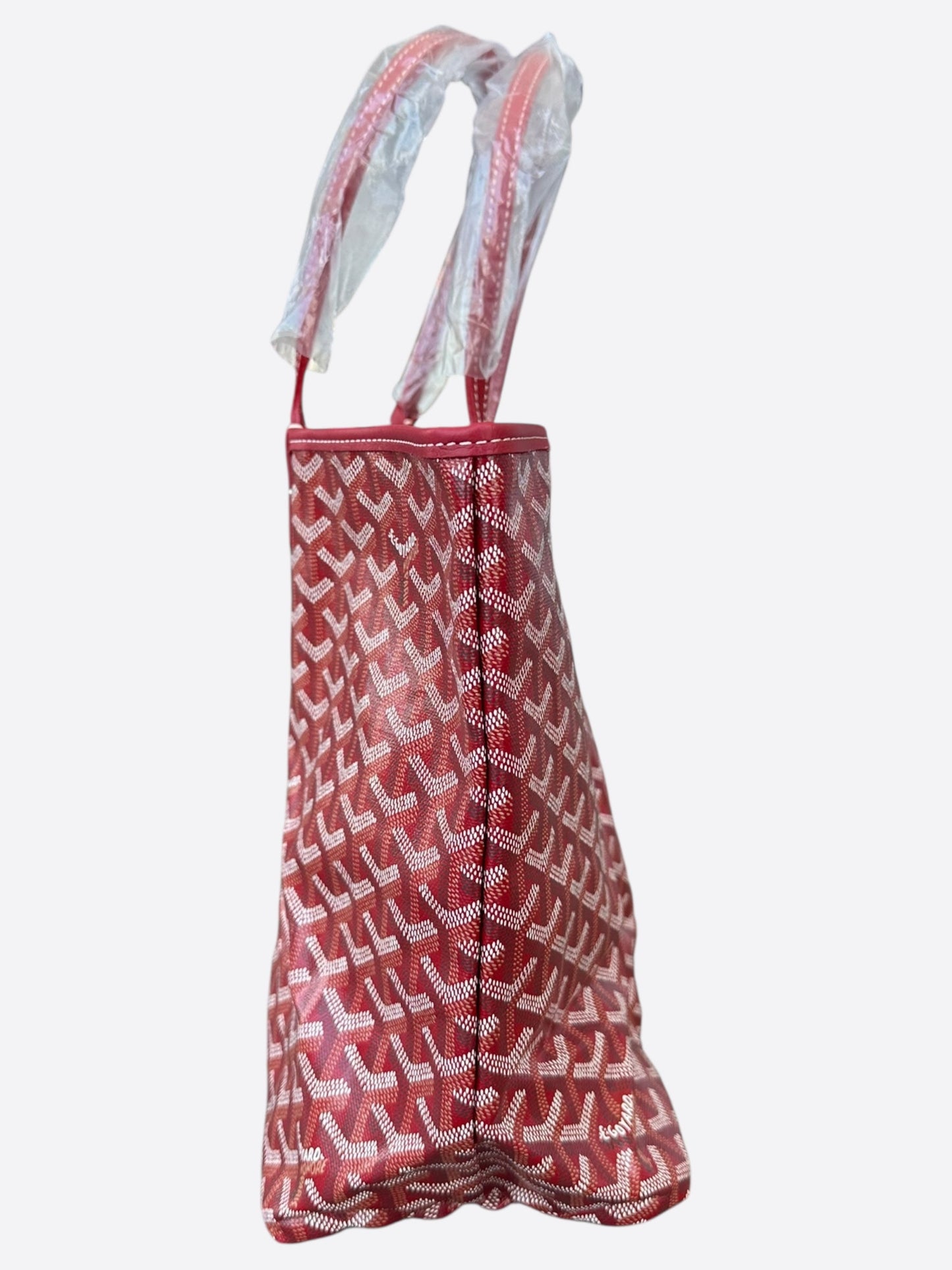 Goyard Red St. Louis Tote Bag