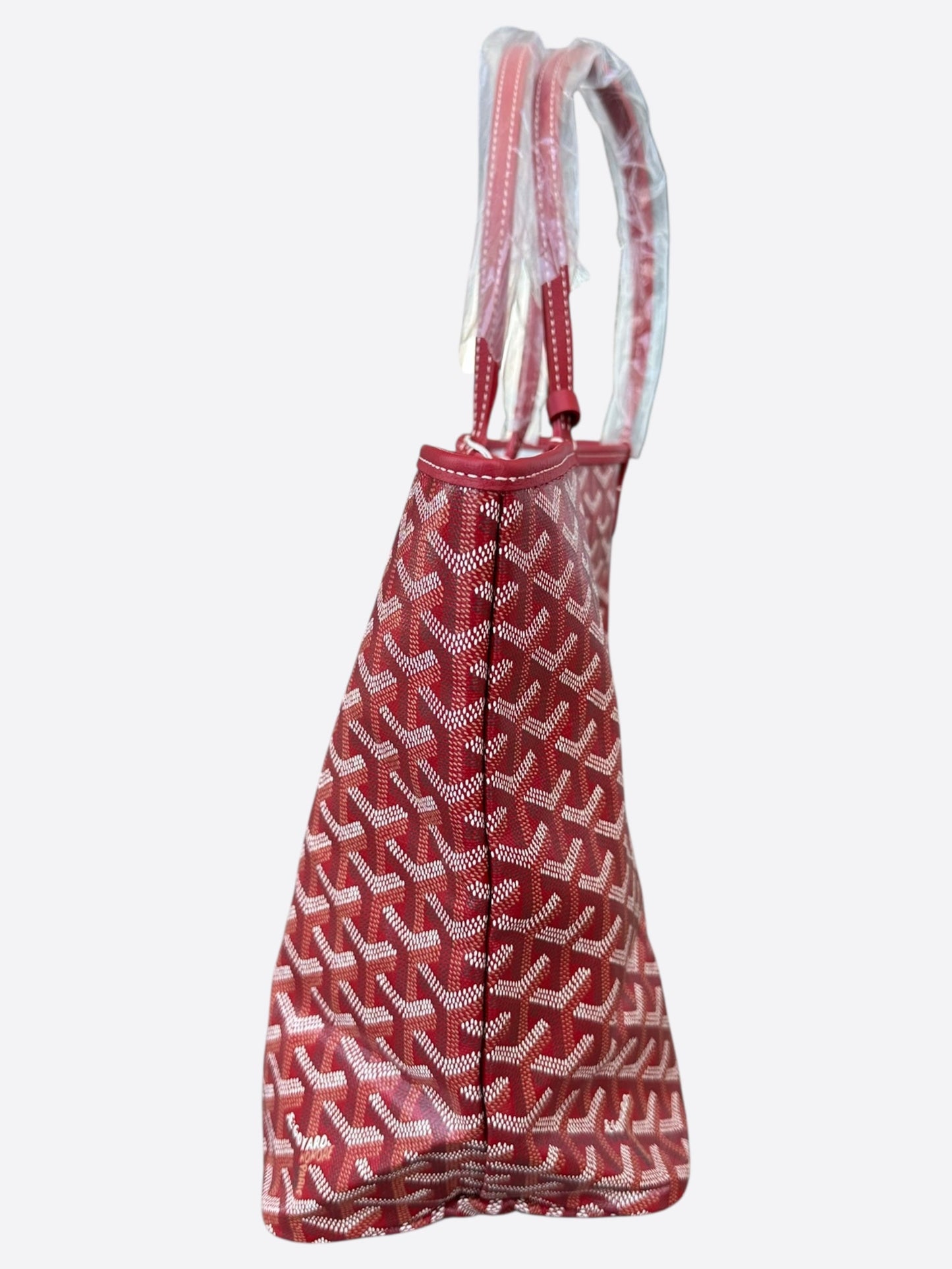 Goyard Red St. Louis Tote Bag
