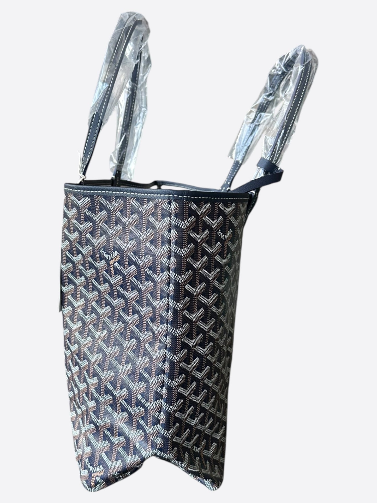Goyard Navy St. Louis Tote Bag