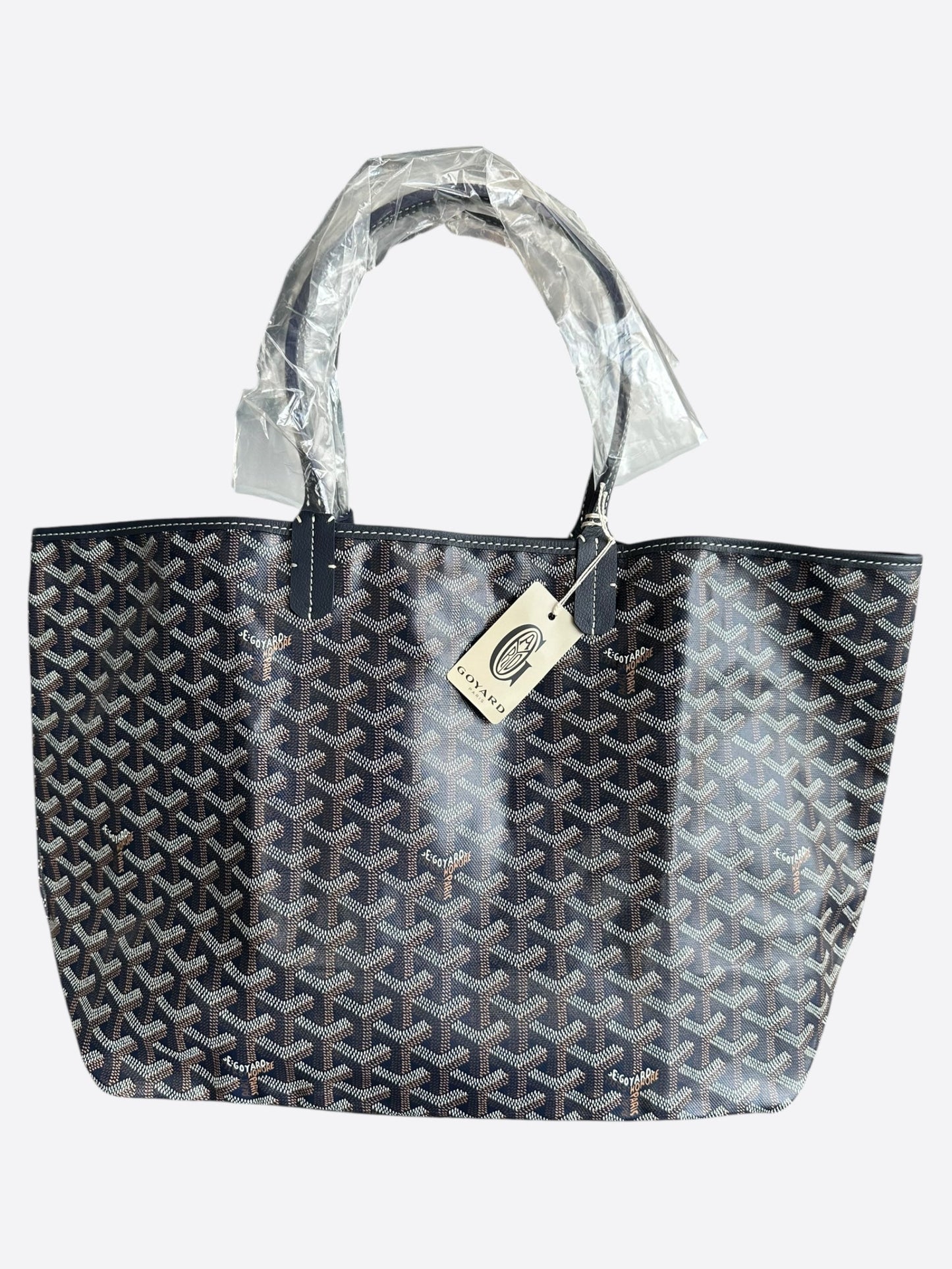 Goyard Navy St. Louis Tote Bag