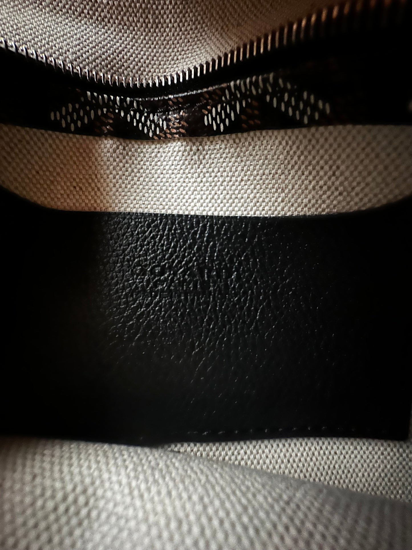 Goyard Black Plumet Wallet