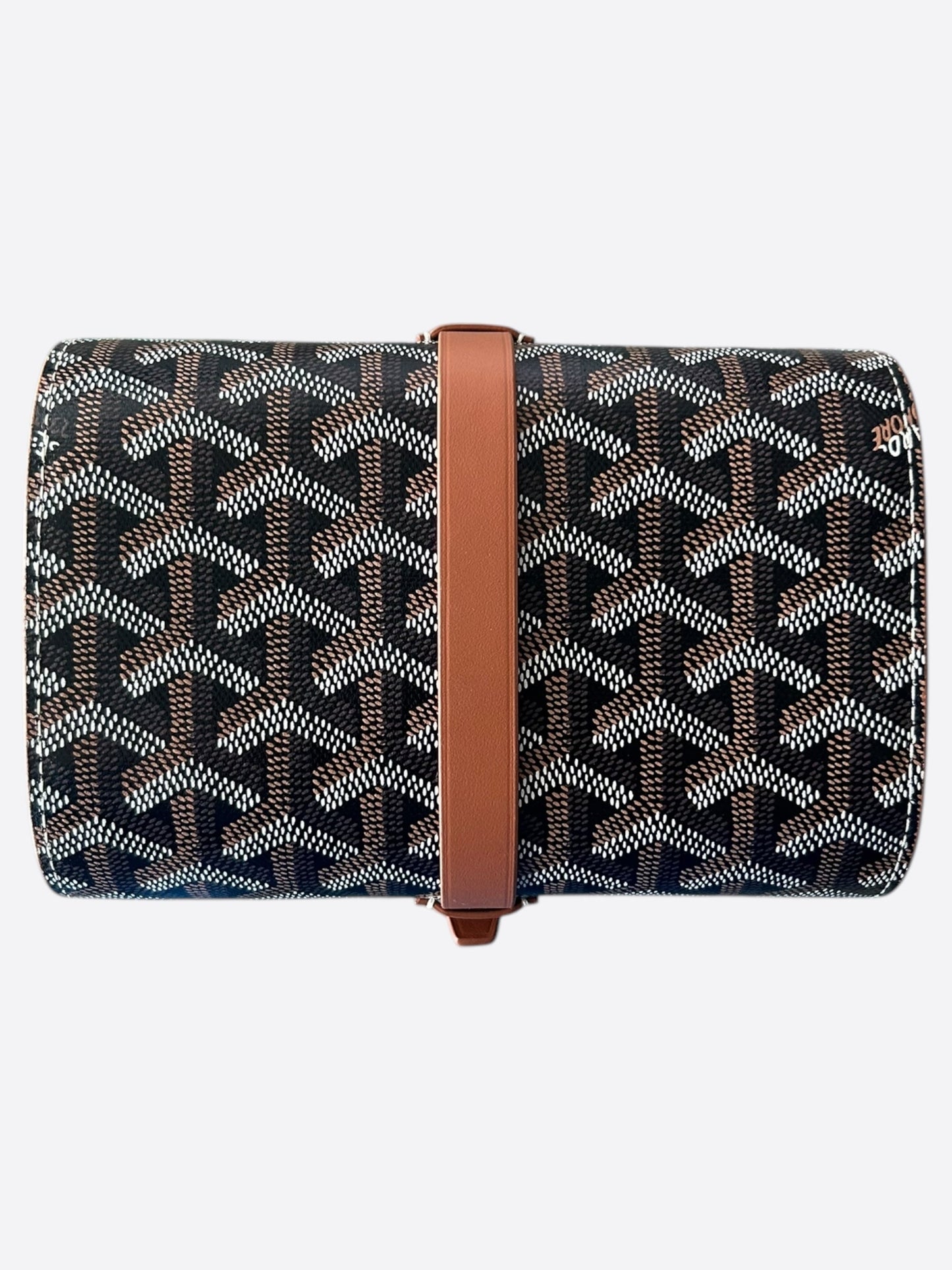 Goyard Black & Brown Watch Roll