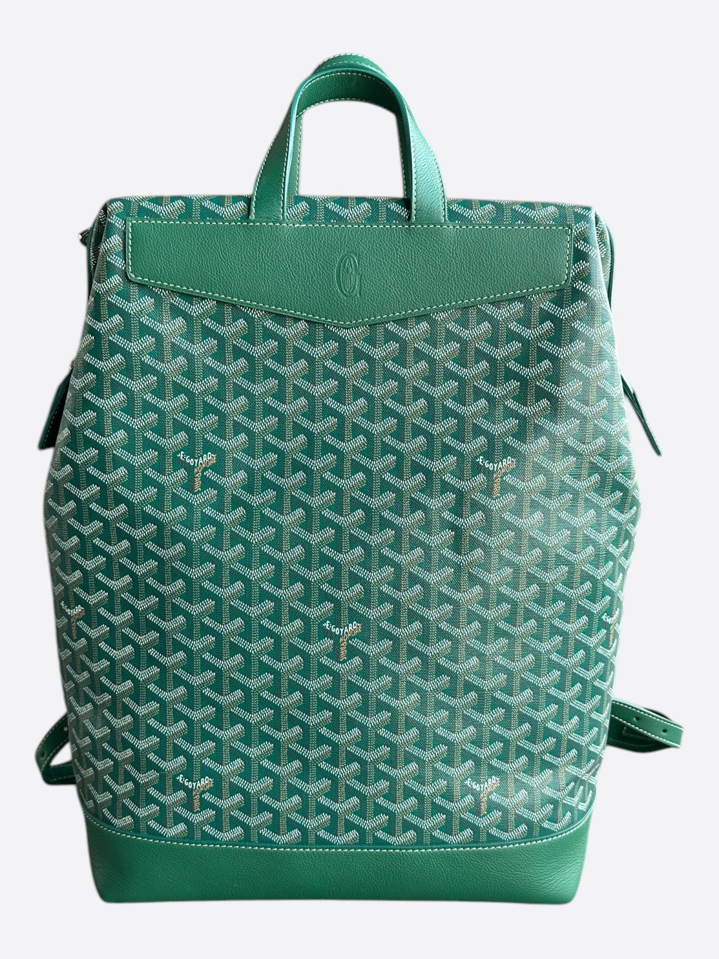 Goyard Green Cisalpin Backpack