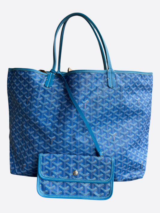 Goyard Blue St Louis Tote