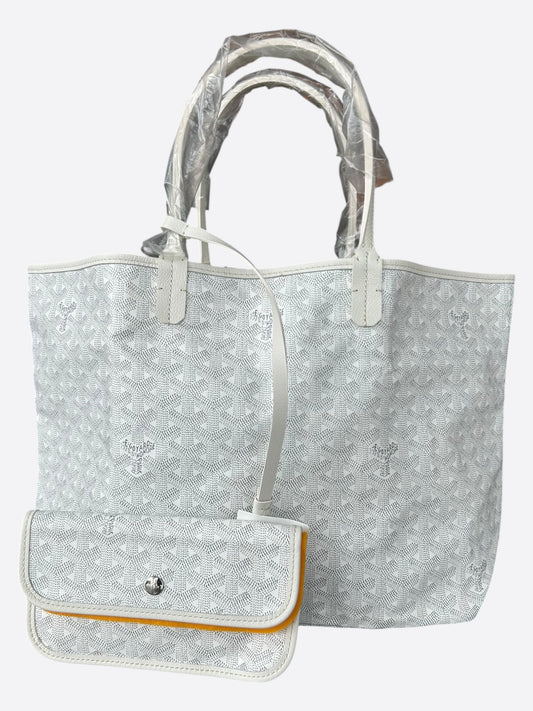 Goyard White St. Louis PM Tote Bag
