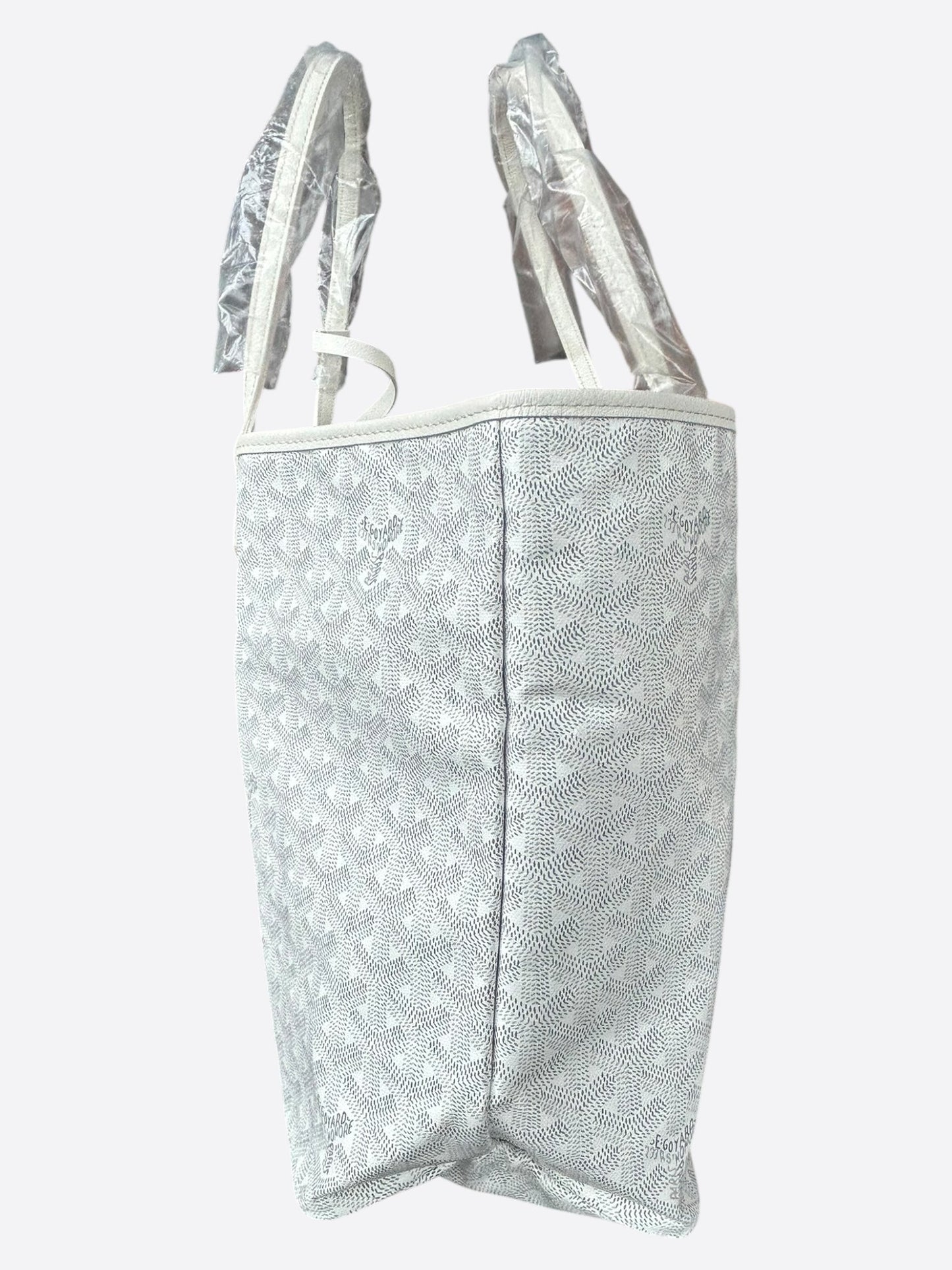 Goyard White St. Louis PM Tote Bag