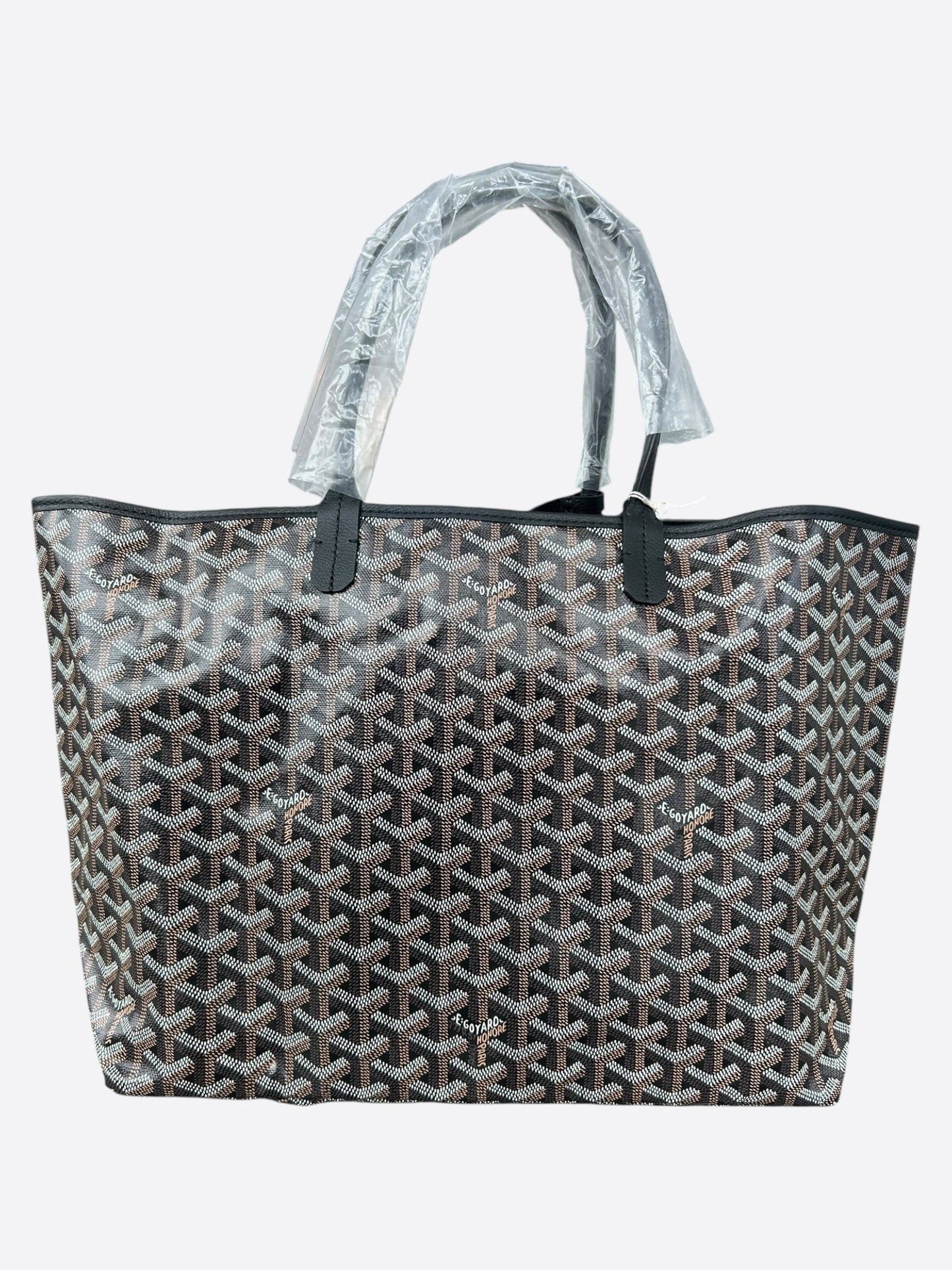 Goyard Black St. Louis PM Tote Bag