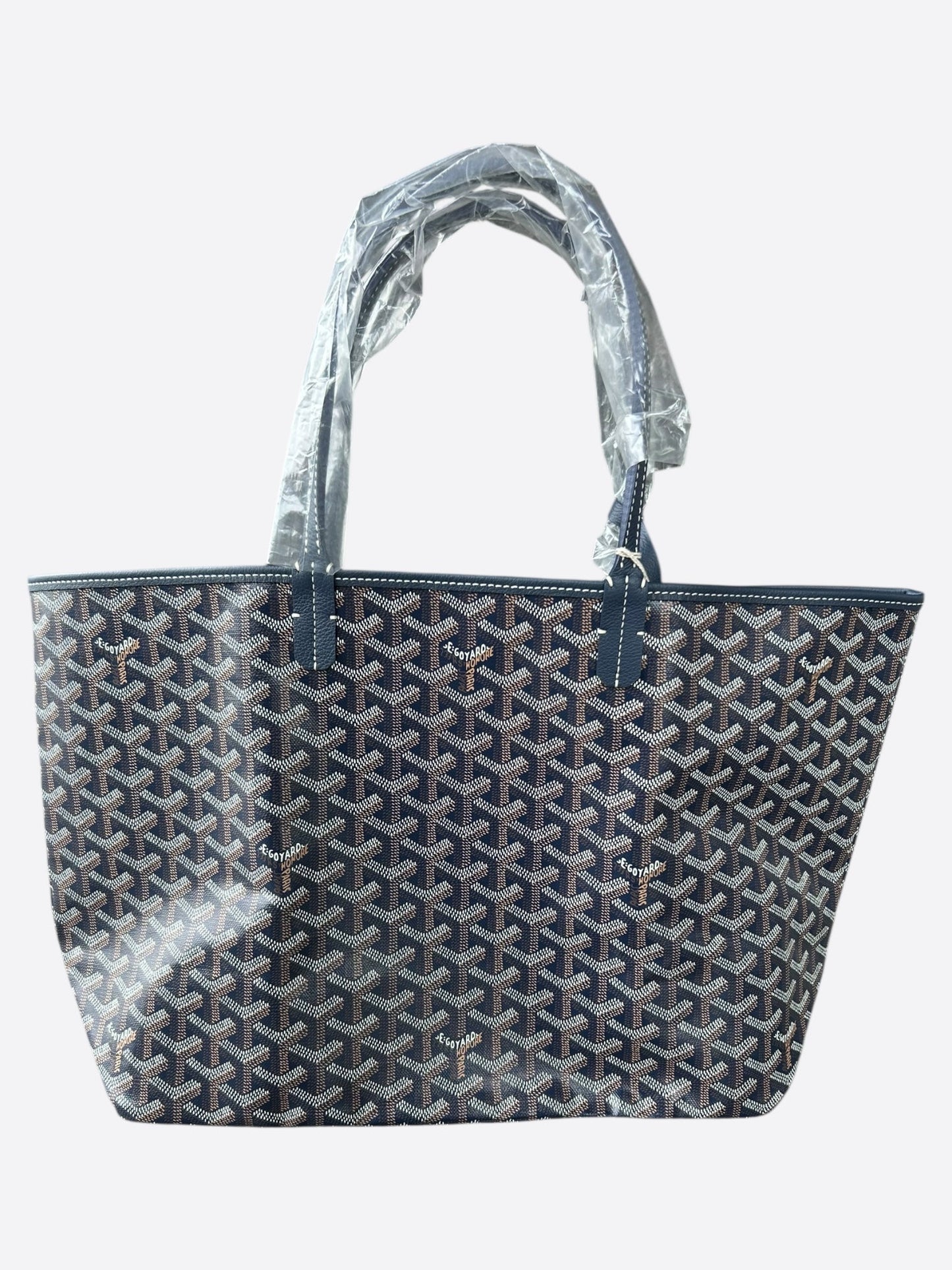 Goyard Navy St. Louis Tote Bag