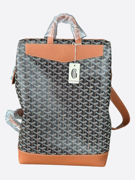 Goyard Black & Brown Cisalpin Backpack