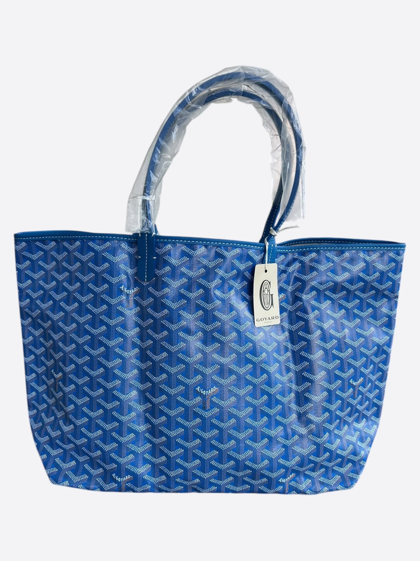 Goyard Blue St. Louis Tote Bag